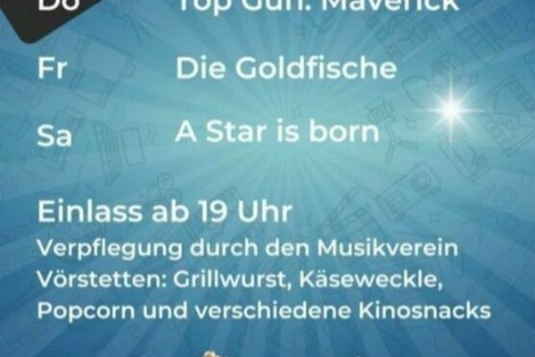 Sommer OPEN AIR Kino in Vörstetten Sommer OPEN AIR Kino in Vörstetten