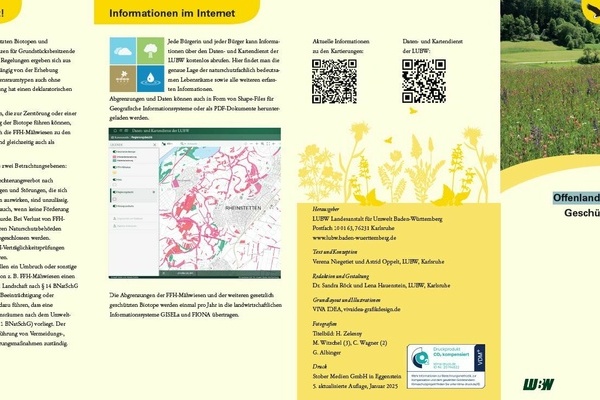 Offenland-Biotopkartierung Flyer Offenland-Biotopkartierung Flyer